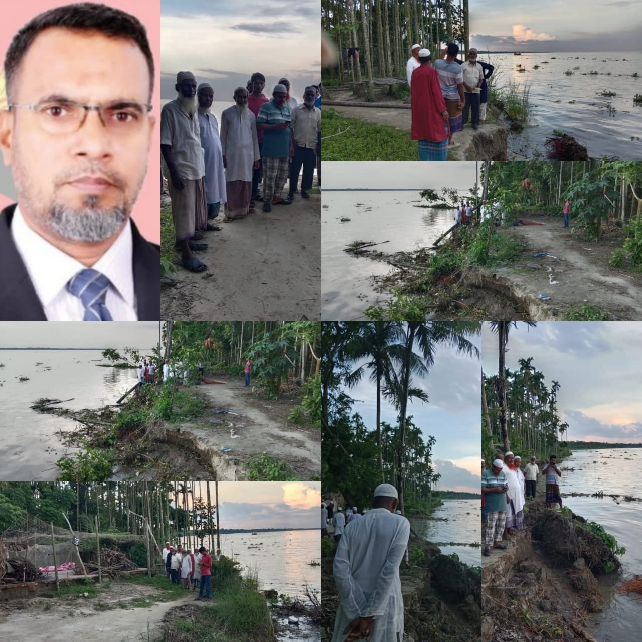 নদীভাঙনে বিপর্যস্ত চাঁনপুরে মানবতার বার্তা নিয়ে পাশে দাঁড়ালেন এডভোকেট এম হেলাল উদ্দিন