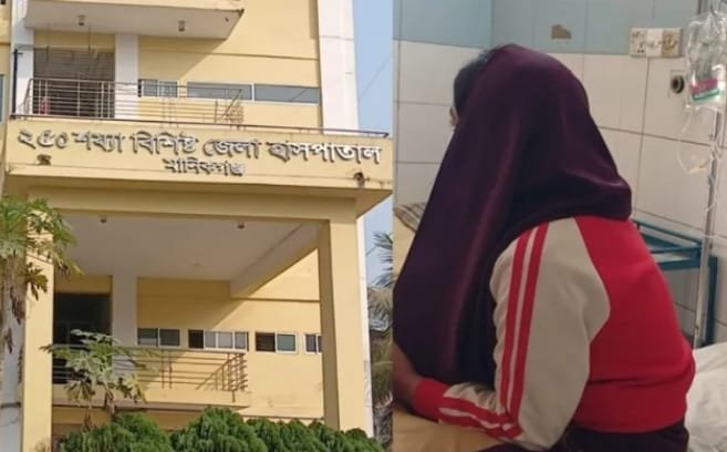 মানিকগঞ্জ সদর হাসপাতালে দায়িত্বে থাকা দুই আনসার সদস্যের বিরুদ্ধে এক গৃহবধূকে স্বামীর কাছ থেকে জোরপূর্বক আলাদা করে ধর্ষণের অভিযোগ উঠেছে। এ ঘটনায় অভিযুক্ত দুই আনসার সদস্যকে সদর থানা পুলিশ আটক করেছে। ভুক্তভোগী নারী বর্তমানে হাসপাতালের গাইনী বিভাগে চিকিৎসাধীন রয়েছেন।